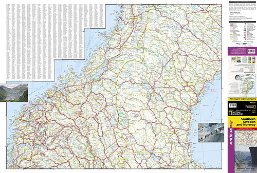 detail Jižní Švédsko a Norsko Adventure Map GPS komp. NGS