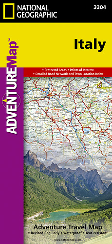 Itálie Adventure Map GPS komp. NGS