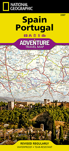 detail Španělsko a Portugalsko Adventure Map GPS komp. NGS