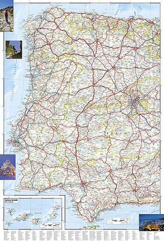 detail Španělsko a Portugalsko Adventure Map GPS komp. NGS
