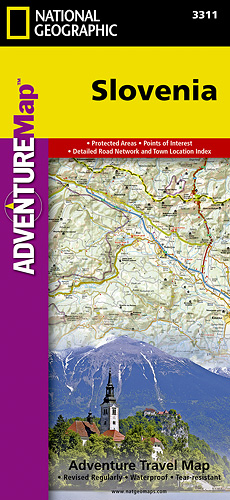 detail Slovinsko Adventure Map GPS komp. NGS