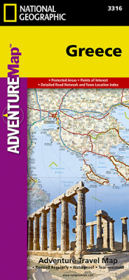 Řecko Adventure Map GPS komp. NGS