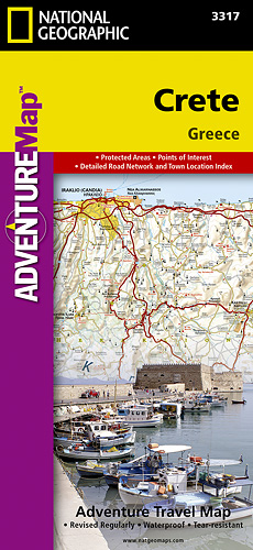 detail Kréta Adventure Map GPS komp. NGS