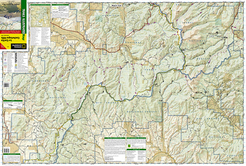 detail La Garita, Cochetopa (Colorado) turistická mapa GPS komp. NGS