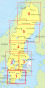 náhled Švédsko Jih #1 1:250t mapa NORSTEDTS