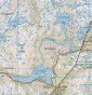 náhled Skäckerfjällen, Kall Z4 1:100t turistická mapa (Švédsko)