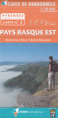 #2 Pays Basque East 1:50t mapa RANDO