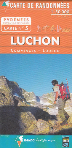 #5 Luchon, Comminges, Louron 1:50t mapa RANDO