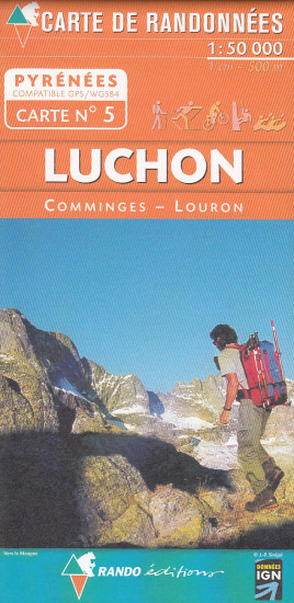 detail #5 Luchon, Comminges, Louron 1:50t mapa RANDO