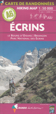 A6 Ecrins, Bourg d´Oisans 1:50t mapa RANDO
