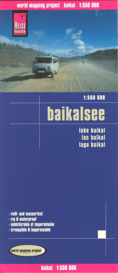 detail Jezero Bajkal (Lake Baikal) 1:550.000 mapa RKH
