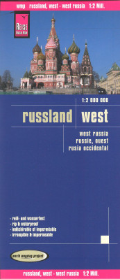 Rusko západní část 1:2m mapa RKH