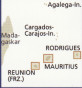 náhled Mauricius, Réunion 1:90.000 mapa RKH