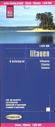 Litva (Lithuania) 1:325.000 mapa RKH