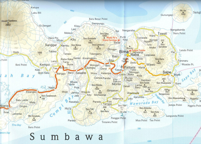 detail Indonésie - Malé Sundy 1:800t mapa RKH