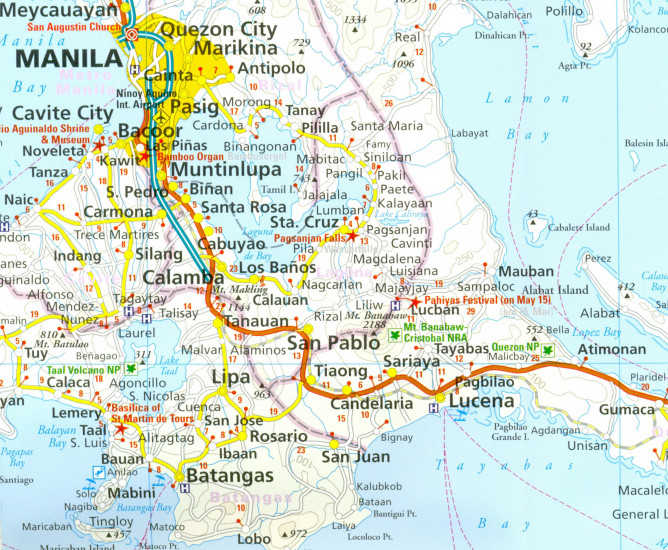 detail Filipíny (Philippines) 1:1,2m mapa RKH