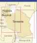 náhled Tanzánie (Tanzania) 1:1,2m mapa RKH