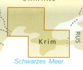 detail Crimea (Krym) 1:340t mapa RKH
