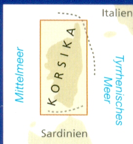 detail Korsika (Corsica) 1:135t mapa RKH
