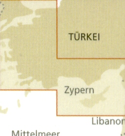detail Turecko - Středozemní pobřeží (Turkey - Mediterranean Coast) 1:700t mapa RKH