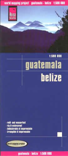 Guatemala, Belize 1:500t mapa RKH