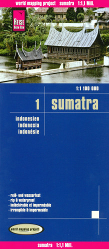 Indonésie (Indonesia) - Sumatra 1:1,1m mapa RKH