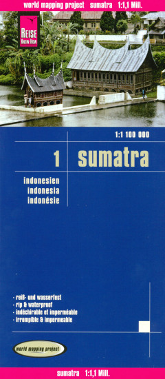 detail Indonésie (Indonesia) - Sumatra 1:1,1m mapa RKH