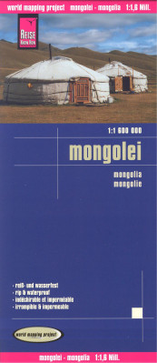 Mongolsko (Mongolia) 1:1,6m mapa RKH