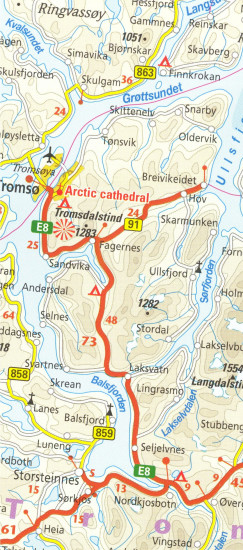 detail Finsko (Finland) 1:875t mapa RKH