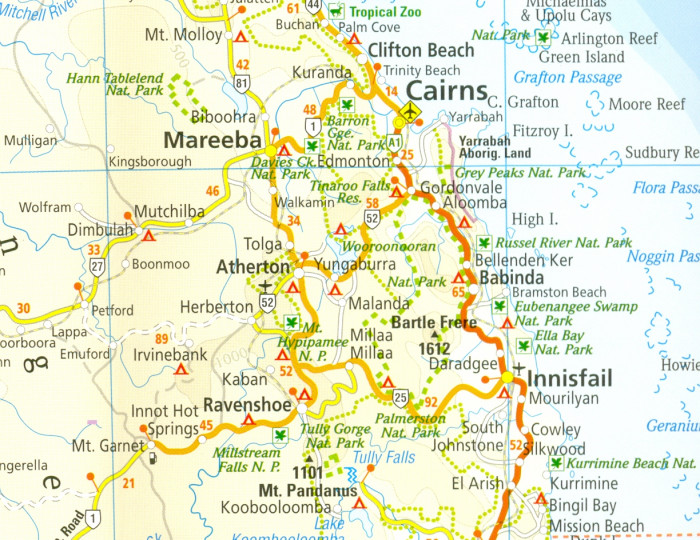 detail Východní Austrálie (Australia East) 1:1,8m mapa RKH