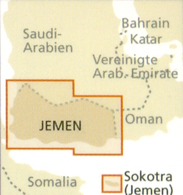 detail Jemen (Yemen) 1:850t mapa RKH
