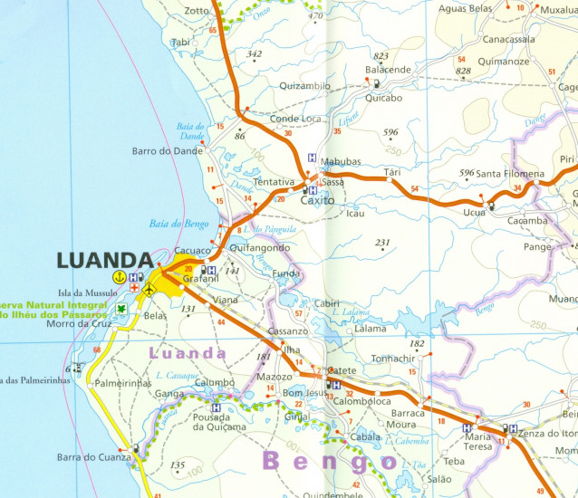 detail Angola 1:1,4m mapa RKH