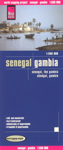 Senegal & Gambie 1:550t mapa RKH