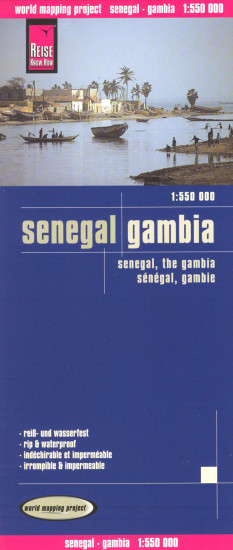 detail Senegal & Gambie 1:550t mapa RKH