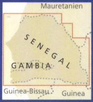 detail Senegal & Gambie 1:550t mapa RKH