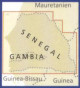 náhled Senegal & Gambie 1:550t mapa RKH