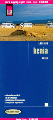 Keňa (Kenya) 1:950t mapa RKH