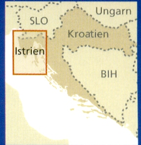 detail Istrie 1:70.000 mapa RKH