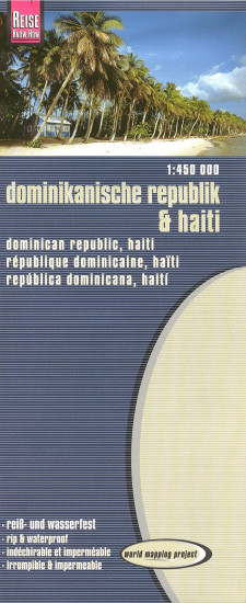 detail Dominikánská Rep. (Dominican Rep.) & Haiti 1:450t mapa RKH