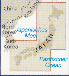 detail Japonsko (Japan) 1:1,2m mapa RKH