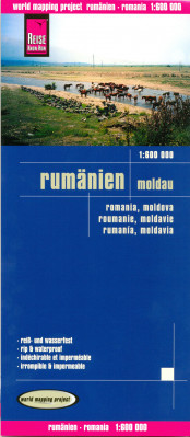 Rumunsko, Moldávie (Romania & Moldova) 1:600t mapa RKH