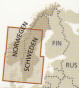 náhled Norsko Jih, Švédsko Jih 1:875t mapa RKH