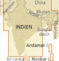 náhled Indie (India) 1:2,9m mapa RKH