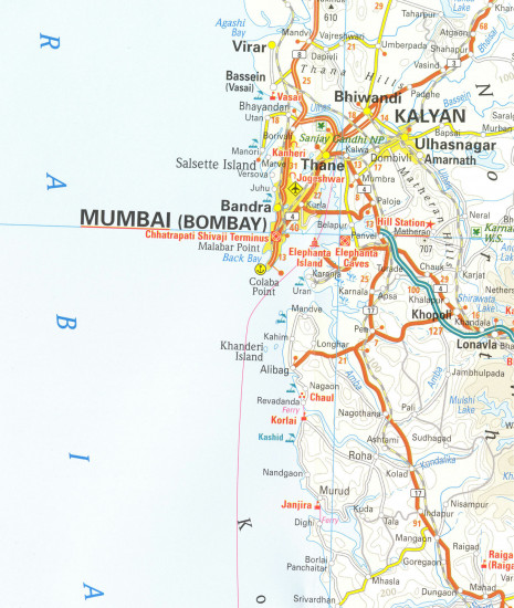 detail Indie (India) 1:2,9m mapa RKH