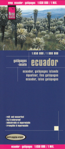 Ekvádor a Galapágy (Ecuador & Galápagos Isl.) 1:650t mapa RKH