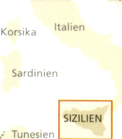 detail Sicílie (Sicily) 1:200t mapa RKH