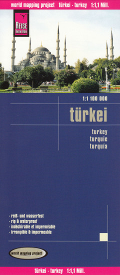 detail Turecko (Turkey) 1:1,1m mapa RKH