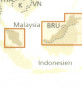 náhled Malajsie (Malaysia) 1:800t mapa RKH