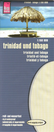 detail Trinidad & Tobago 1:150t mapa RKH
