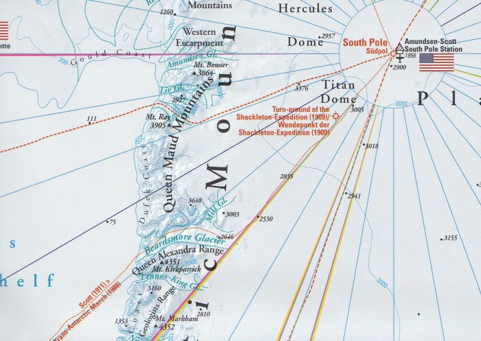 detail Antarktida (Antarctica) 1:8m mapa RKH